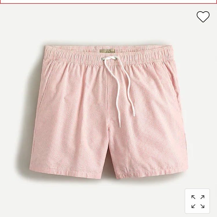 Brand New Jcrew Mens Swim Trunk
